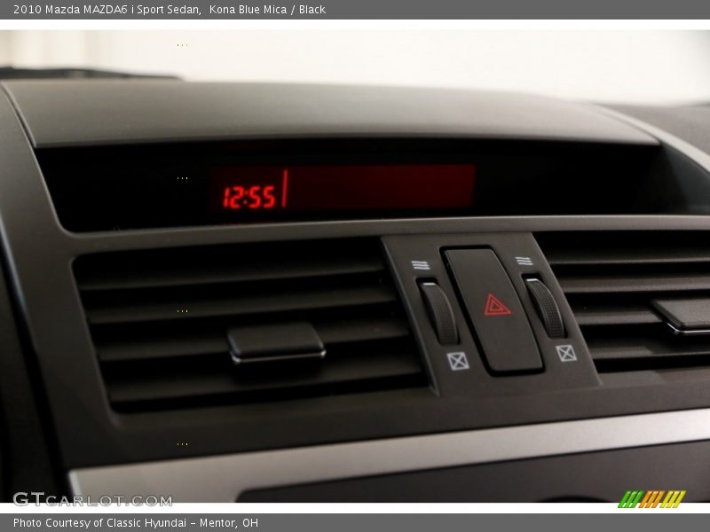 Kona Blue Mica / Black 2010 Mazda MAZDA6 i Sport Sedan