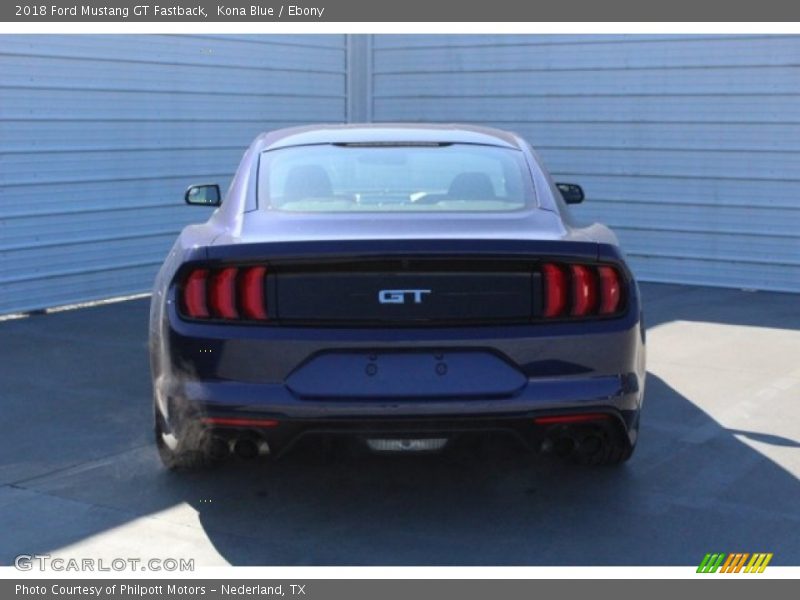 Kona Blue / Ebony 2018 Ford Mustang GT Fastback