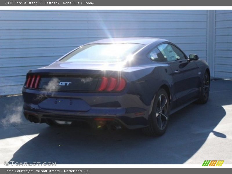 Kona Blue / Ebony 2018 Ford Mustang GT Fastback
