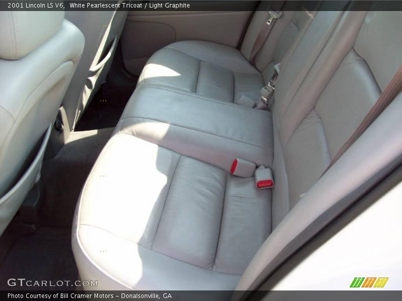 White Pearlescent Tricoat / Light Graphite 2001 Lincoln LS V6