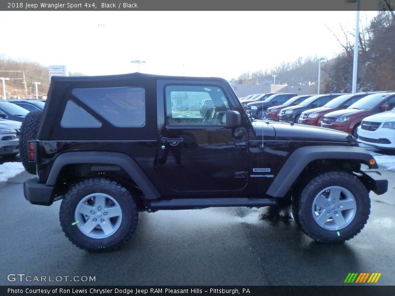 Black / Black 2018 Jeep Wrangler Sport 4x4