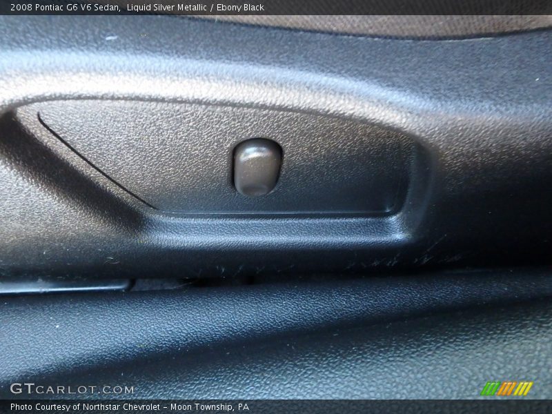 Liquid Silver Metallic / Ebony Black 2008 Pontiac G6 V6 Sedan