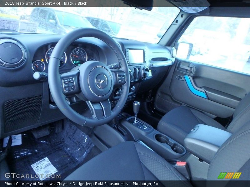 Black / Black 2018 Jeep Wrangler Sport 4x4