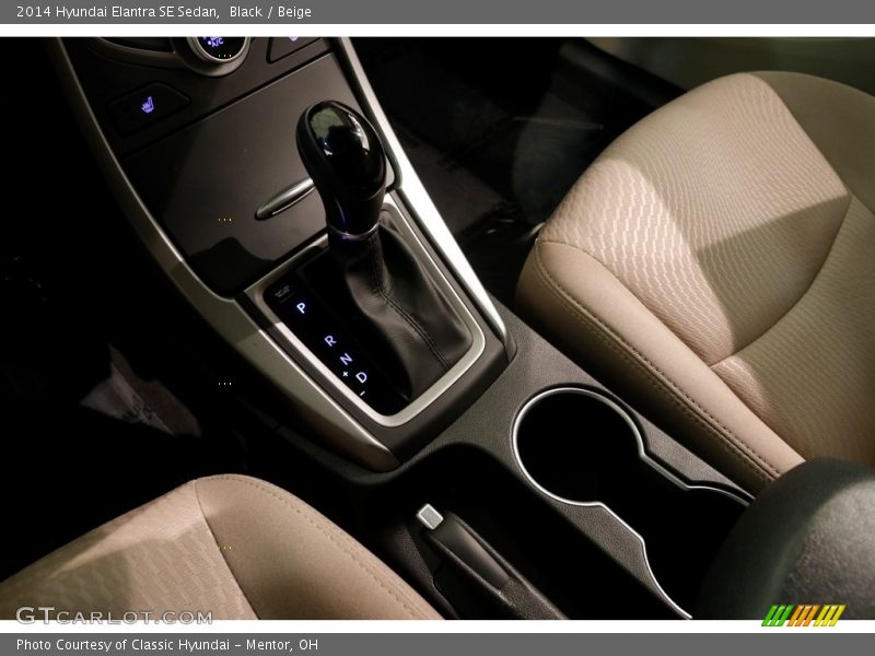 Black / Beige 2014 Hyundai Elantra SE Sedan