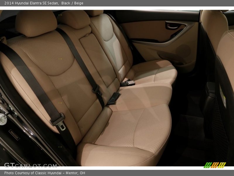 Black / Beige 2014 Hyundai Elantra SE Sedan