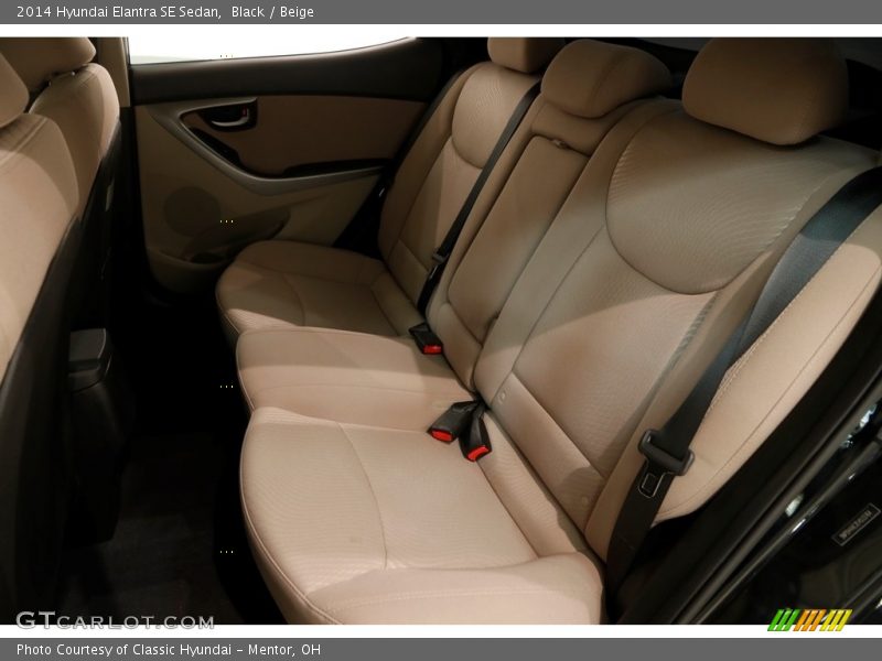 Black / Beige 2014 Hyundai Elantra SE Sedan