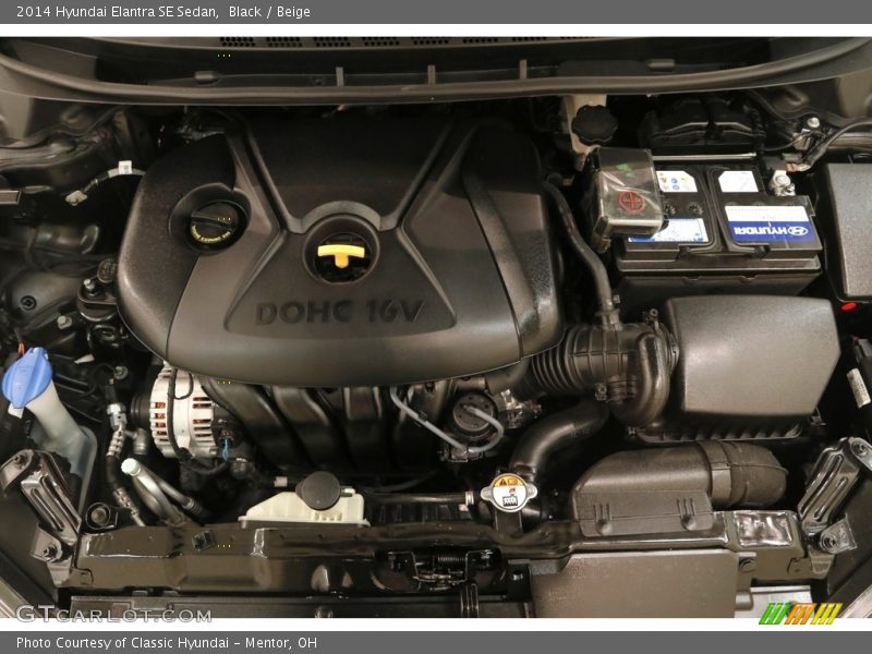 Black / Beige 2014 Hyundai Elantra SE Sedan