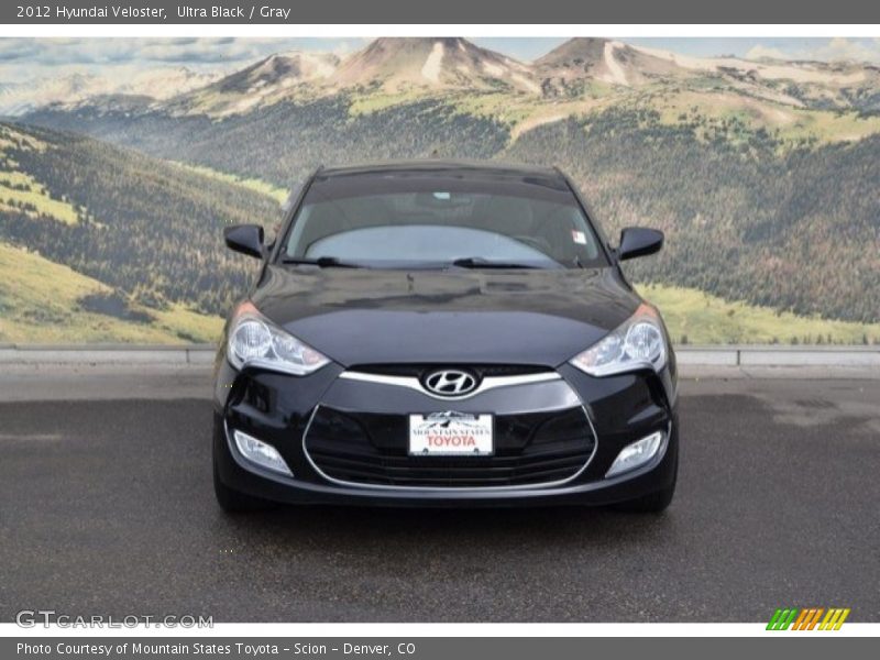 Ultra Black / Gray 2012 Hyundai Veloster