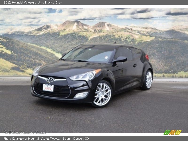 Ultra Black / Gray 2012 Hyundai Veloster