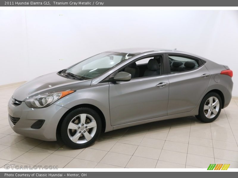 Titanium Gray Metallic / Gray 2011 Hyundai Elantra GLS