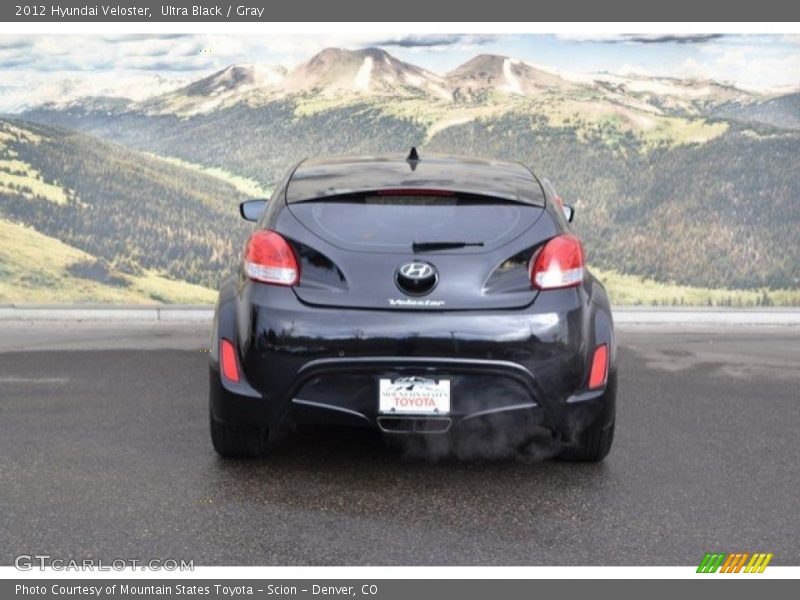 Ultra Black / Gray 2012 Hyundai Veloster