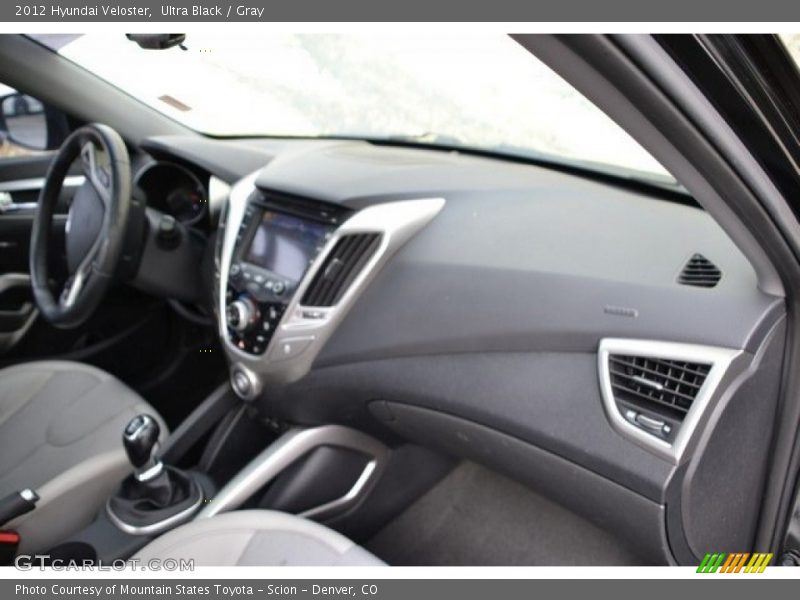 Ultra Black / Gray 2012 Hyundai Veloster