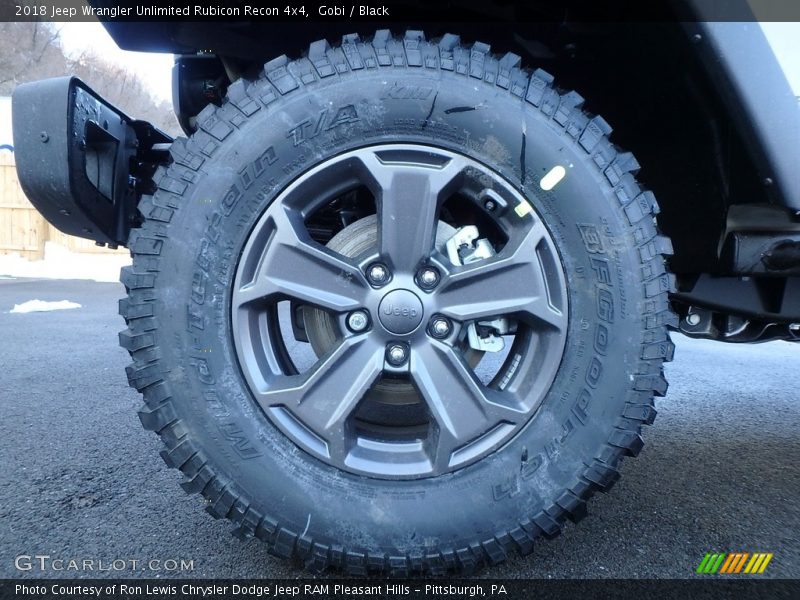 Gobi / Black 2018 Jeep Wrangler Unlimited Rubicon Recon 4x4