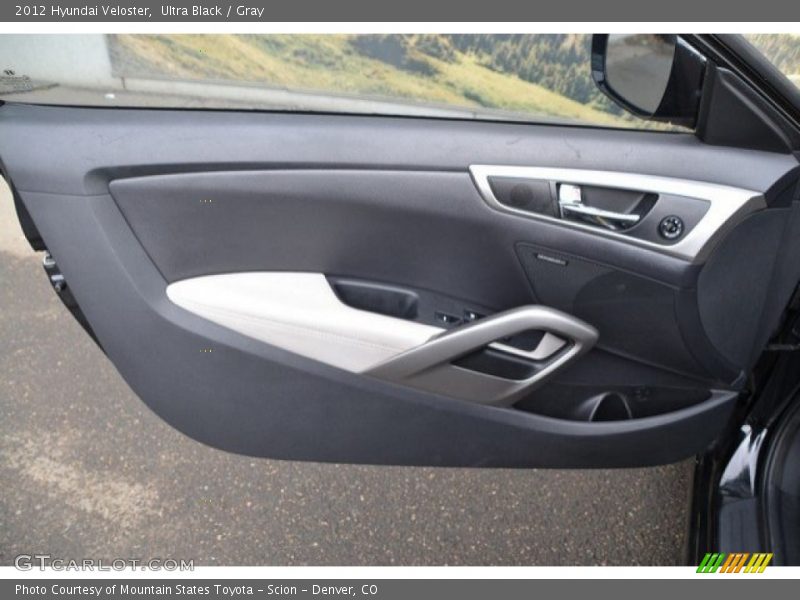 Ultra Black / Gray 2012 Hyundai Veloster