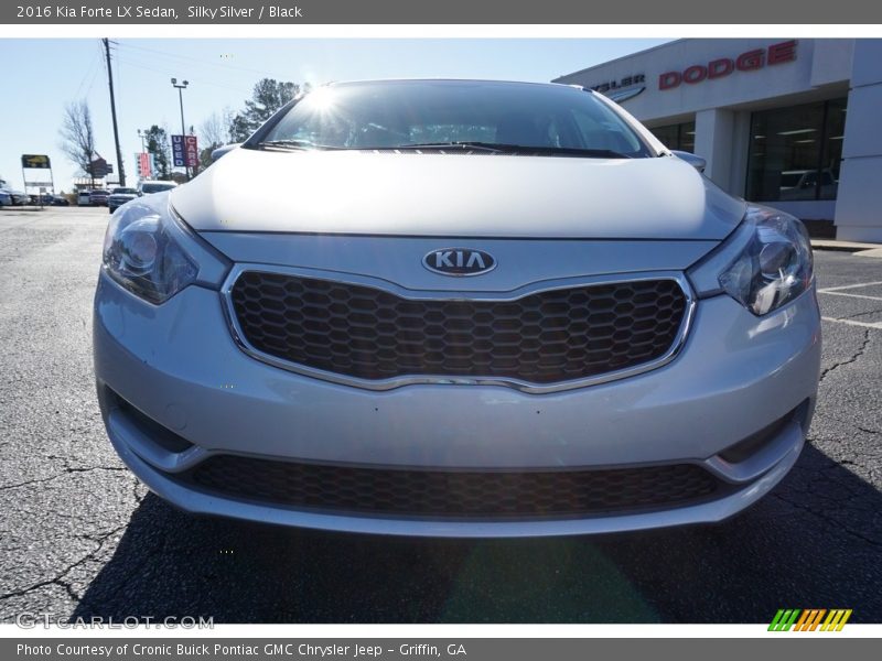 Silky Silver / Black 2016 Kia Forte LX Sedan