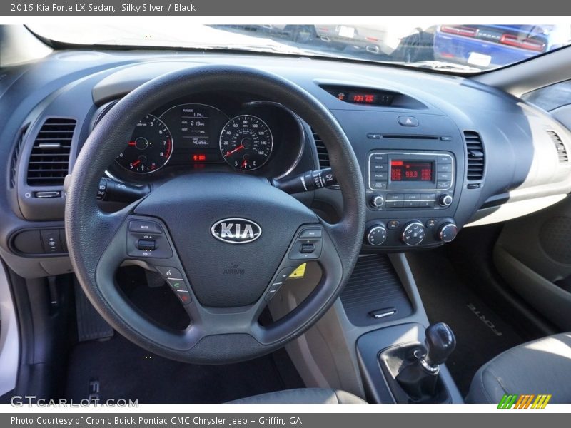 Silky Silver / Black 2016 Kia Forte LX Sedan