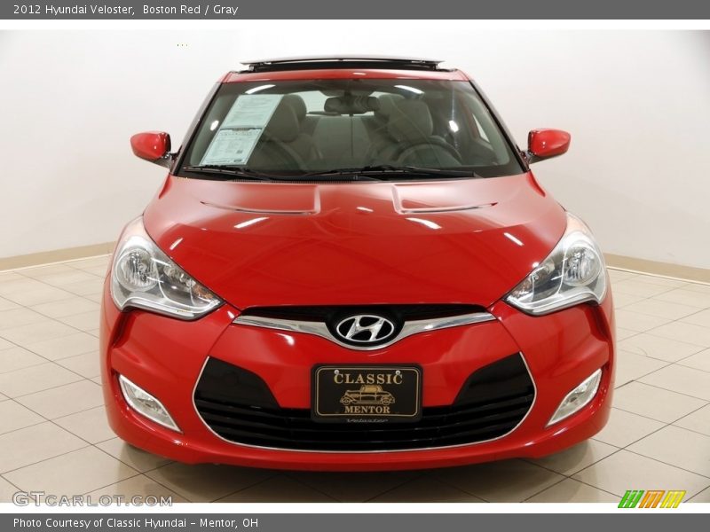 Boston Red / Gray 2012 Hyundai Veloster