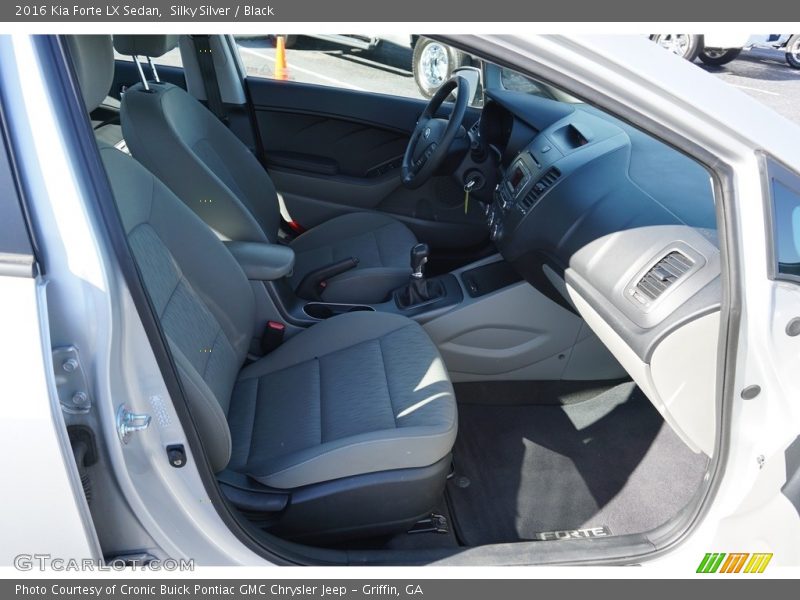 Silky Silver / Black 2016 Kia Forte LX Sedan