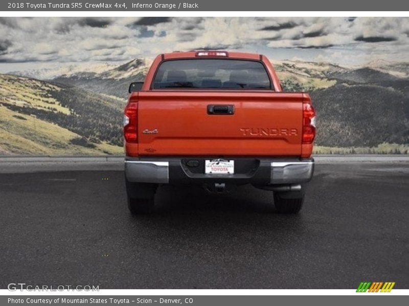 Inferno Orange / Black 2018 Toyota Tundra SR5 CrewMax 4x4