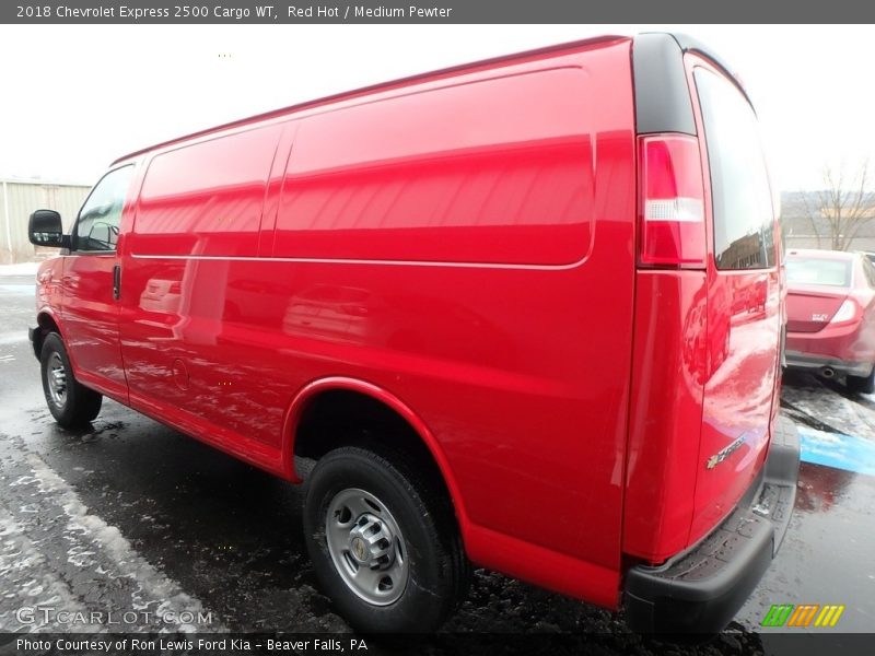 Red Hot / Medium Pewter 2018 Chevrolet Express 2500 Cargo WT
