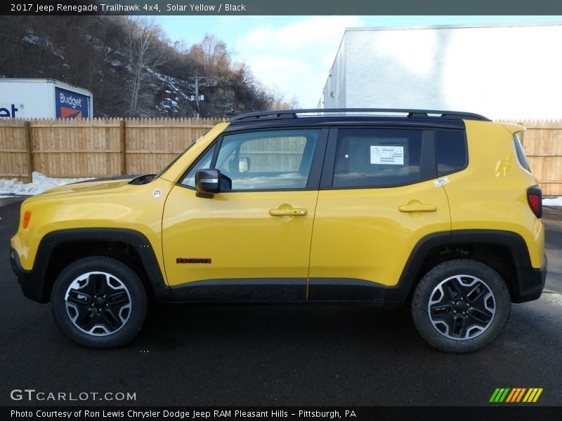 Solar Yellow / Black 2017 Jeep Renegade Trailhawk 4x4