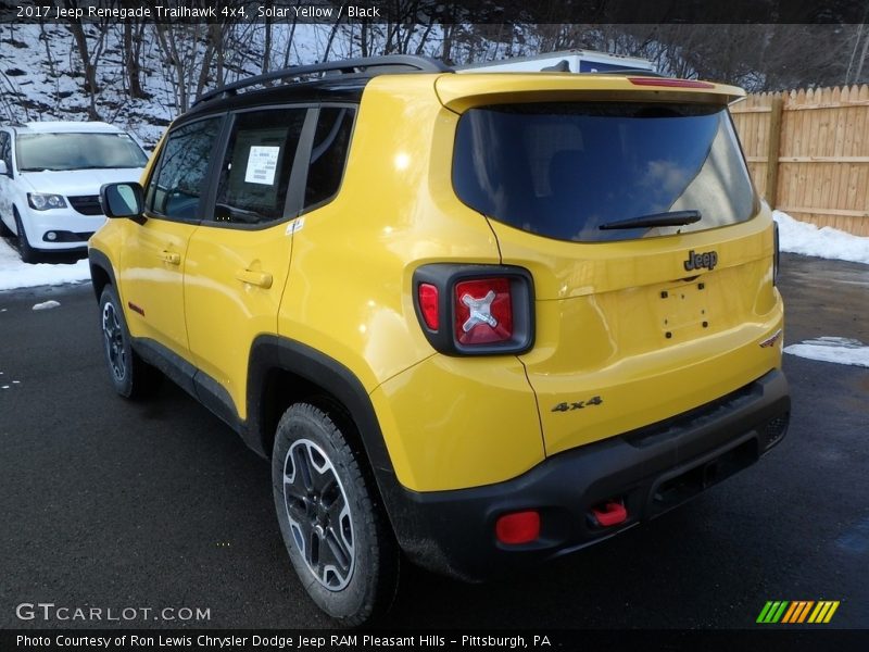 Solar Yellow / Black 2017 Jeep Renegade Trailhawk 4x4