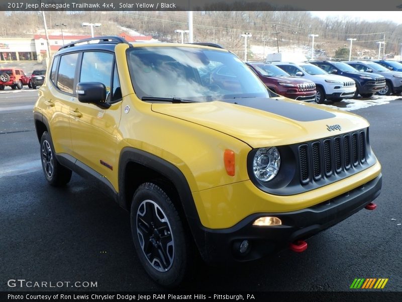 Solar Yellow / Black 2017 Jeep Renegade Trailhawk 4x4