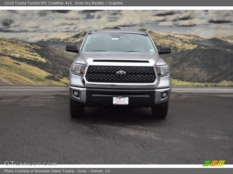 Silver Sky Metallic / Graphite 2018 Toyota Tundra SR5 CrewMax 4x4