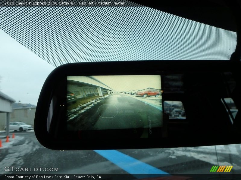 Red Hot / Medium Pewter 2018 Chevrolet Express 2500 Cargo WT