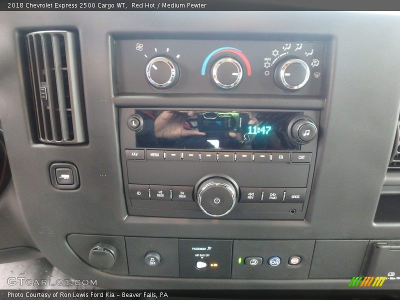 Controls of 2018 Express 2500 Cargo WT