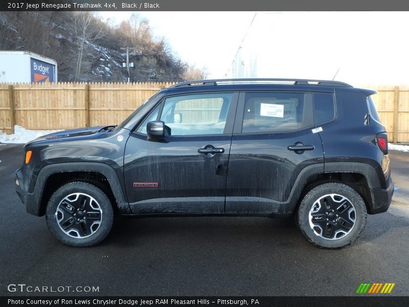 Black / Black 2017 Jeep Renegade Trailhawk 4x4