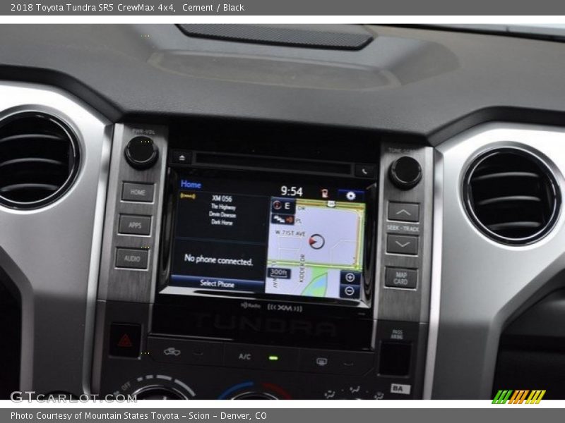 Cement / Black 2018 Toyota Tundra SR5 CrewMax 4x4