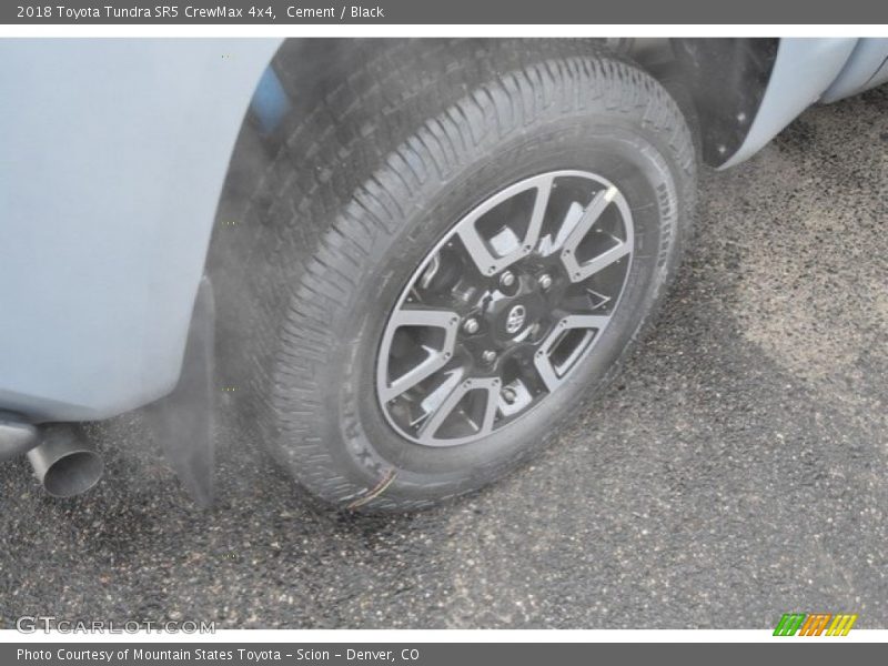 Cement / Black 2018 Toyota Tundra SR5 CrewMax 4x4