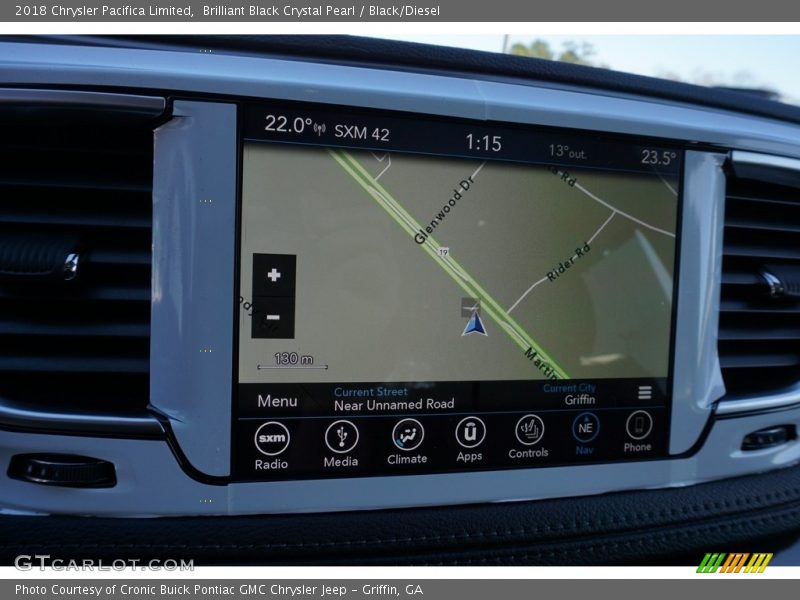 Navigation of 2018 Pacifica Limited