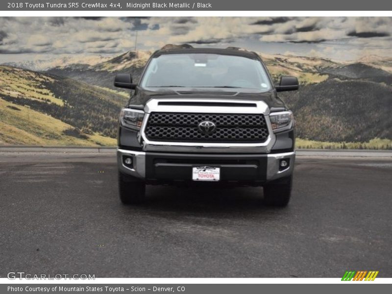 Midnight Black Metallic / Black 2018 Toyota Tundra SR5 CrewMax 4x4