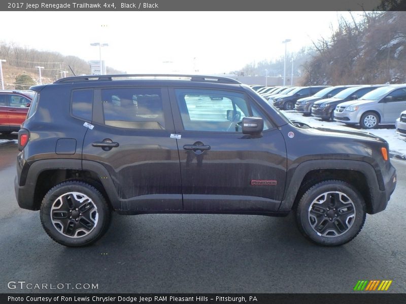 Black / Black 2017 Jeep Renegade Trailhawk 4x4