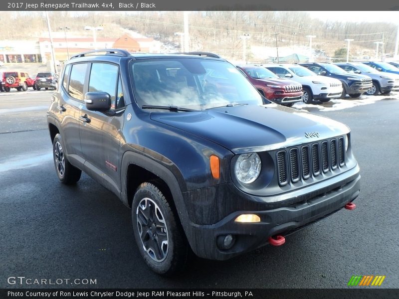 Black / Black 2017 Jeep Renegade Trailhawk 4x4