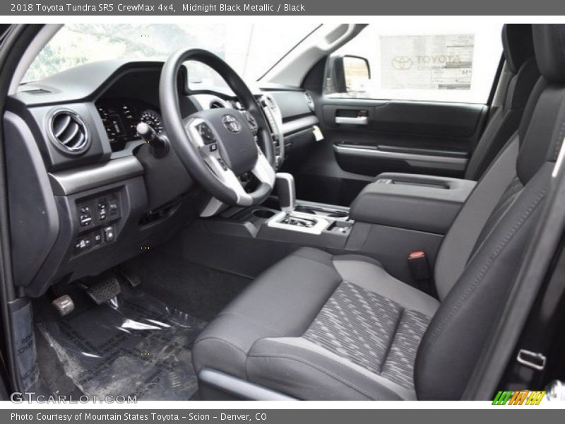 Midnight Black Metallic / Black 2018 Toyota Tundra SR5 CrewMax 4x4