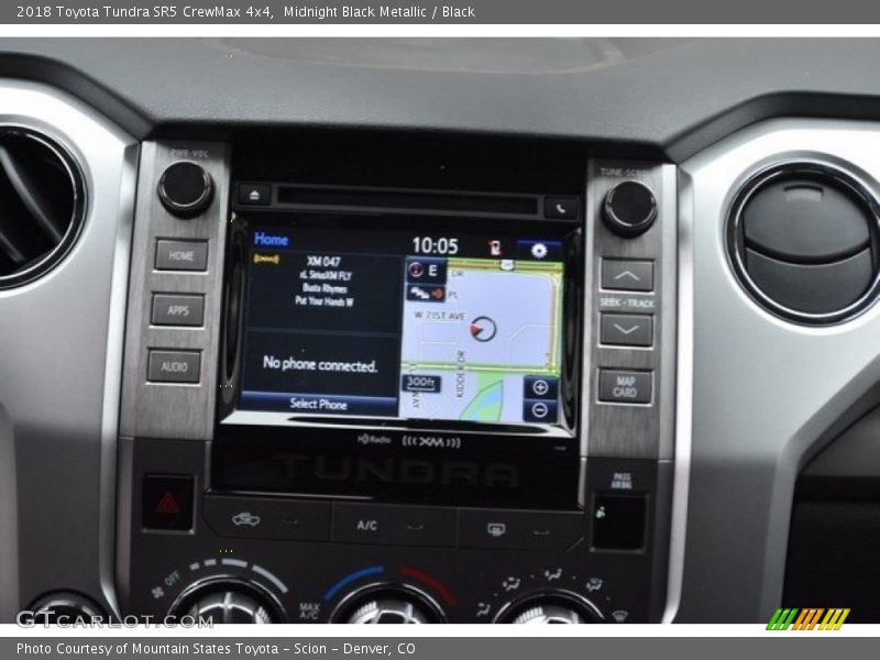 Midnight Black Metallic / Black 2018 Toyota Tundra SR5 CrewMax 4x4