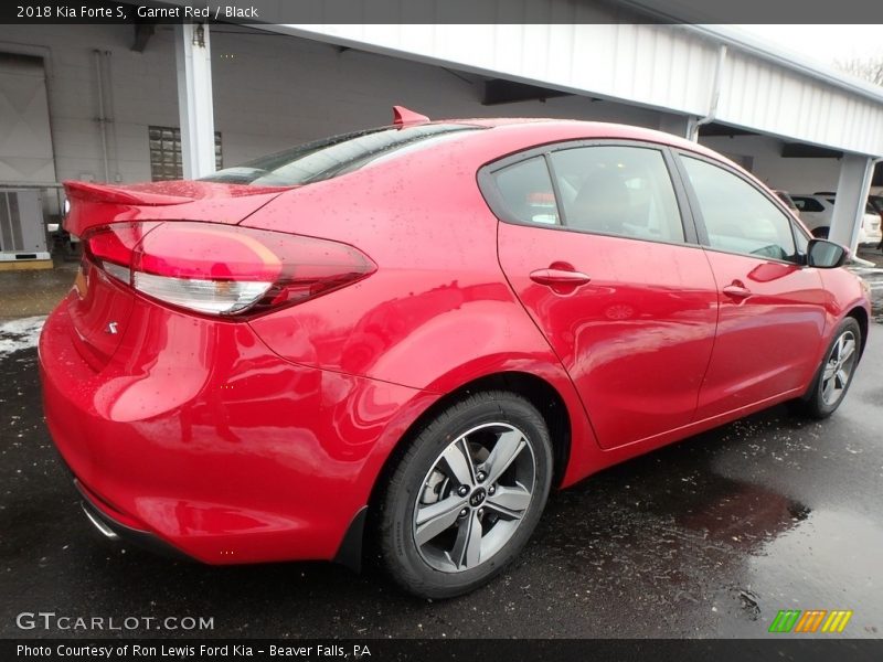 Garnet Red / Black 2018 Kia Forte S
