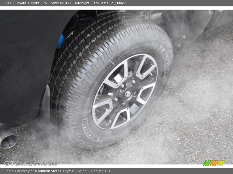 Midnight Black Metallic / Black 2018 Toyota Tundra SR5 CrewMax 4x4