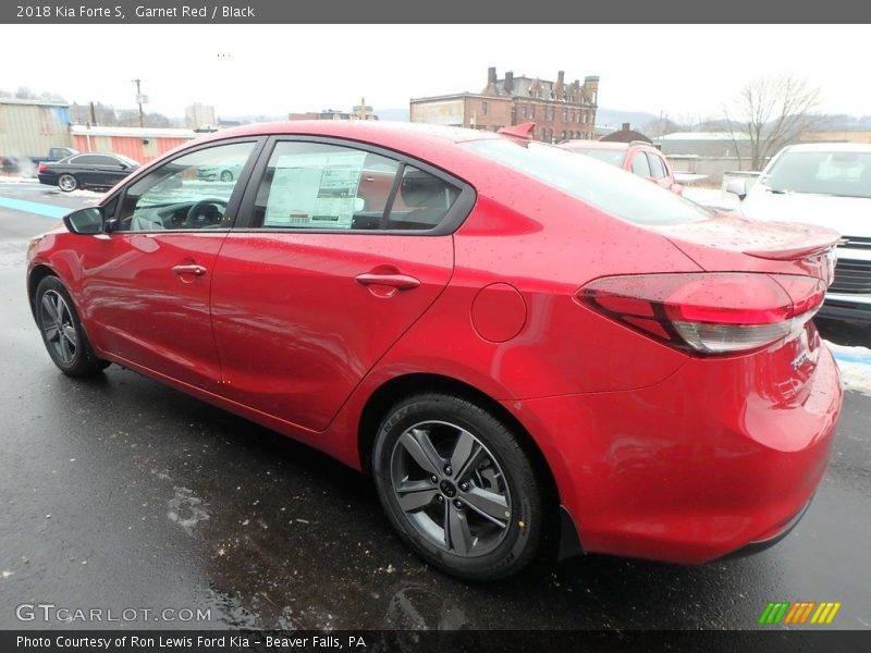 Garnet Red / Black 2018 Kia Forte S
