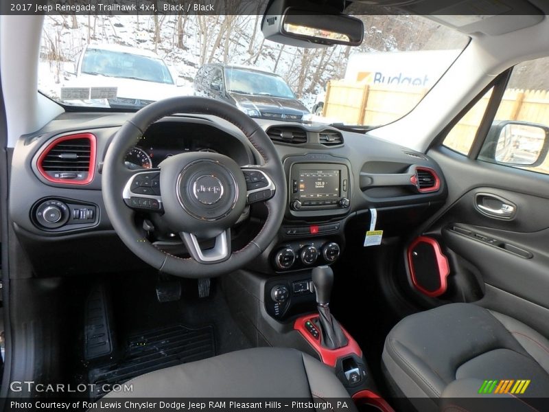 Black / Black 2017 Jeep Renegade Trailhawk 4x4