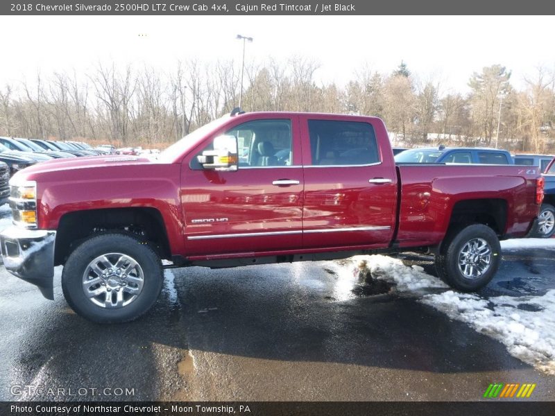 Cajun Red Tintcoat / Jet Black 2018 Chevrolet Silverado 2500HD LTZ Crew Cab 4x4