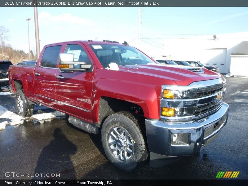 Cajun Red Tintcoat / Jet Black 2018 Chevrolet Silverado 2500HD LTZ Crew Cab 4x4
