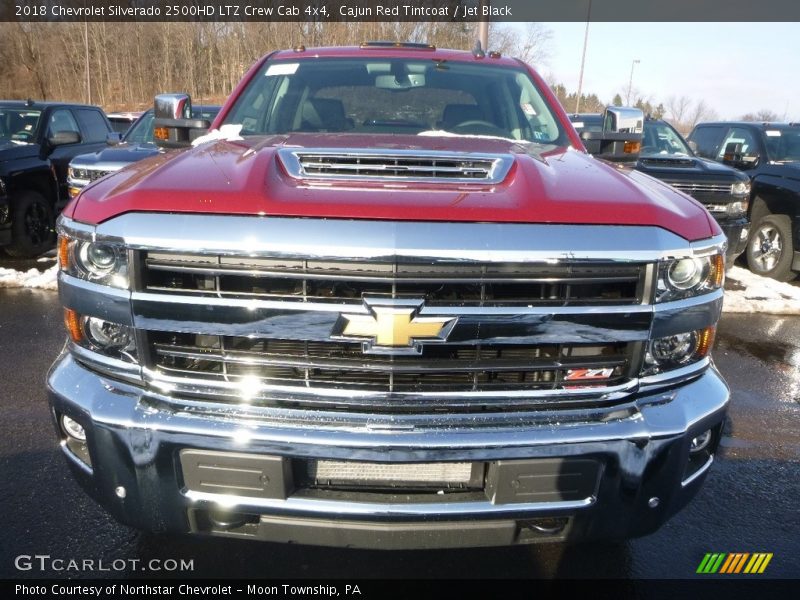 Cajun Red Tintcoat / Jet Black 2018 Chevrolet Silverado 2500HD LTZ Crew Cab 4x4