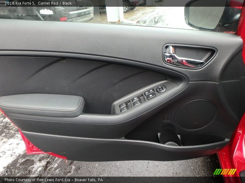 Garnet Red / Black 2018 Kia Forte S