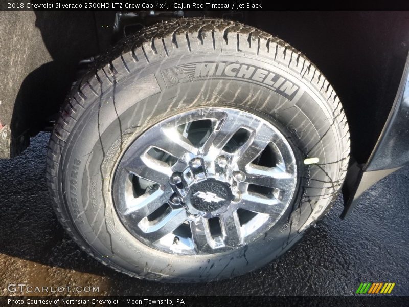 Cajun Red Tintcoat / Jet Black 2018 Chevrolet Silverado 2500HD LTZ Crew Cab 4x4