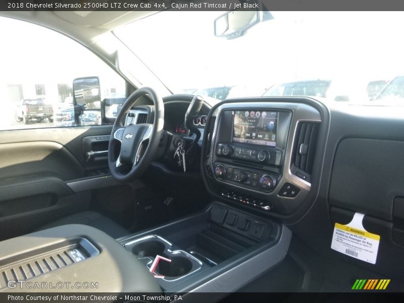 Cajun Red Tintcoat / Jet Black 2018 Chevrolet Silverado 2500HD LTZ Crew Cab 4x4