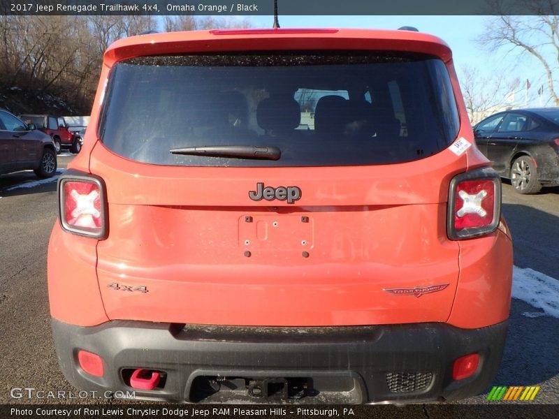 Omaha Orange / Black 2017 Jeep Renegade Trailhawk 4x4